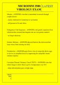 MICROIMM 2500&colon; &NewLine;VIROLOGY EXAM QUESTIONS AND ANSWERS 2026 - 2027