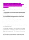 CMTO MCQ&colon;Prep questions from CMTO Consideration of the Effects of Medicine and Surgery with Correct Answers&period;