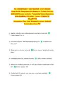 PA COSMETOLOGY INSTRUCTOR STATE BOARD  &NewLine;Study Guide Comprehensive Resource To Help You Ace &NewLine;2026-2027 Exams Includes Frequently Tested Questions &NewLine;With ELABORATED 100&percnt; Correct COMPLETE &NewLine;SOLUTIONS  &NewLine;Guaranteed Pass First Attempt&excl;&excl; Current Update&excl;&excl; &NewLine;In