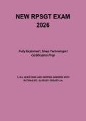 RPSGT 2026 Full Study Pack &vert; Exam Prep & Practice Tests &vert; Polysomnography Certification Review &plus; Questions & Answers
