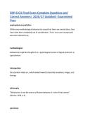 EDF 6222 Final Exam Complete Questions and Correct Answers&vert; 2026&sol;27 Updated&vert; Guaranteed Pass