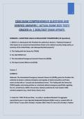 CGSS Exam 2025&sol;2026 Comprehensive Questions and Verified Answers &ndash; Actual Exam Material with Graded A&plus;