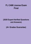 Florida CAM License Exam Study Guide PDF &vert; Practice Questions & Certification Prep&NewLine;