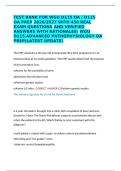TEST BANK FOR WGU D115 OA &sol; D115 OA PREP 2026&sol;2027 WITH 450 REAL EXAM QUESTIONS AND VERIFIED ANSWERS WITH RATIONALES&sol; WGU D115 ADVANCED PATHOPHYSIOLOGY OA PREP&lpar;LATEST UPDATE&rpar; 