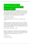 CTP - Certified Treasury Professional  latest 2026 &vert; 2027 package deal Questions and Answers All Verified