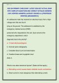 NSG 554 PRIMARY CARE EXAM 1 LATEST 2026-2027 ACTUAL EXAM &NewLine;WITH COMPLETE QUESTIONS AND CORRECT DETAILED ANSWERS &NewLine;&lpar;100&percnt; VERIFIED ANSWERS&rpar; &vert;ALREADY GRADED A&plus;&vert; &vert;&vert;PROFESSOR &NewLine;VERIFIED&vert;&vert; &vert;&vert;BRANDNEW&excl;&excl;&excl;&vert;&vert;