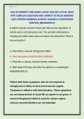 NSG 554 PRIMARY CARE EXAM 2 LATEST 2026-2027 ACTUAL EXAM &NewLine;WITH COMPLETE QUESTIONS AND CORRECT DETAILED ANSWERS &NewLine;&lpar;100&percnt; VERIFIED ANSWERS&rpar; &vert;ALREADY GRADED A&plus;&vert; &vert;&vert;PROFESSOR &NewLine;VERIFIED&vert;&vert; &vert;&vert;BRANDNEW&excl;&excl;&excl;&vert;&vert;