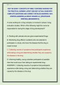 NUR 166 EXAM 1 CONCEPTS OF FAMILY CENTERED NURSING FOR &NewLine;THE PRACTICAL NURSING LATEST 2026-2027 ACTUAL EXAM WITH &NewLine;COMPLETE QUESTIONS AND CORRECT DETAILED ANSWERS &lpar;100&percnt; &NewLine;VERIFIED ANSWERS&rpar; &vert;ALREADY GRADED A&plus;&vert; &vert;&vert;PROFESSOR &NewLine;VERIFIED&vert;&vert; &vert;&vert;BRANDNEW&excl;&excl;&excl;&vert;&vert; 