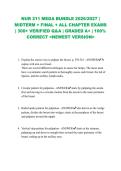 NUR 211 MEGA BUNDLE 2026&sol;2027 &vert; MIDTERM &plus; FINAL &plus; ALL CHAPTER EXAMS &vert; 300&plus; VERIFIED Q&A &vert; GRADED A&plus; &vert; 100&percnt; CORRECT <NEWEST VERSION>&NewLine;