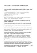 SUA EXAM QUESTIONS AND ANSWERS 2026