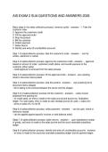 AIS EXAM 2 SUA QUESTIONS AND ANSWERS 2026
