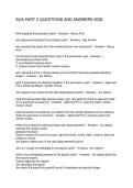 SUA PART 2 QUESTIONS AND ANSWERS 2026