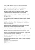 SUA QUIZ 1 QUESTIONS AND ANSWERS 2026