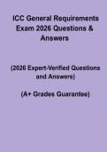 ICC General Requirements Exam 2026 Questions & Answers PDF &vert; Study Guide & Practice Test