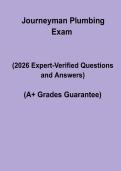 Journeyman Plumbing Exam PDF Study Guide &vert; Practice Questions & Certification Test Prep