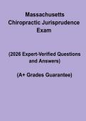 Massachusetts Chiropractic Jurisprudence Exam PDF &vert; Study Guide & Practice Questions