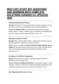 WGU C201 STUDY SET QUESTIONS AND ANSWERS WITH COMPLETE SOLUTIONS &lpar;GRADED A&plus;&rpar; UPDATED 2026