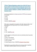 TN Cat 7 Review Questions updated Exam 2026 WITH Recent &NewLine;Newest Verified And Well Analyzed ExamQuestions &lpar;Actual Exam &NewLine;2026-2027&rpar; Correct Detailed & Verified ANSWERS &lpar;100&percnt; Accurate &NewLine;Solutions&rpar; ALREADY GRADED A&plus;&vert;&vert;NEWEST VERSION Of The Exam &NewLine;Guarantee P