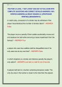 PGA PGM 3&period;0 LEVEL 1 TEST LATEST 2026-2027 ACTUAL EXAM WITH &NewLine;COMPLETE QUESTIONS AND CORRECT DETAILED ANSWERS &lpar;100&percnt; &NewLine;VERIFIED ANSWERS&rpar; &vert;ALREADY GRADED A&plus;&vert; &vert;&vert;PROFESSOR &NewLine;VERIFIED&vert;&vert; &vert;&vert;BRANDNEW&excl;&excl;&excl;&vert;&vert;