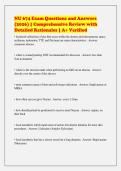 NU 674 Exam Questions and Answers&NewLine;&lpar;2026&rpar; &vert; Comprehensive Review with&NewLine;Detailed Rationales &vert; A&plus; Verified