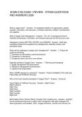 SCMN 2150 EXAM 1 REVIEW - STRAW QUESTIONS AND ANSWERS 2026