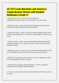 NU 674 Exam Questions and Answers &vert;&NewLine;Comprehensive Review with Detailed&NewLine;Rationales &vert; Grade A&plus;