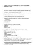 SCMN 2150 TEST 1 SMEDBERG QUESTIONS AND ANSWERS 2026&NewLine;