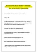 CMIT CERTIFICATION EXAM &lpar;CERTIFIED MEDICAL INTERPRETER &&NewLine;CYBERSECURITY&sol;IT MANAGEMENT&rpar;&comma; 2026&sol;2027 &ndash; 100-QUESTION DUALTRACK PRACTICE EXAM WITH VERIFIED ANSWERS&period;