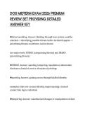 DOS MIDTERM EXAM 2026 PREMIUM&NewLine;REVIEW SET PROVIDING DETAILED&NewLine;ANSWER KEY