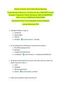 Barber Practice Test&colon; State Board Shaving  &NewLine;Comprehensive Resource To Help You Ace 2026-2027 Exams &NewLine;Includes Frequently Tested Questions With ELABORATED &NewLine;100&percnt; Correct COMPLETE SOLUTIONS  &NewLine;Guaranteed Pass First Attempt&excl;&excl; Current Update&excl;&excl;  &NewLine;Instant Dow