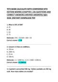 Calculate with Confidence 8th Edition Test Bank Questions with Verified Answers &lpar;Morris&rpar; &ndash; Grade A