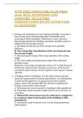 TCFP FIRE INSPECTOR EXAM PREP 2026  REAL QUESTIONS AND  ANSWERS  TEXAS FIRE CERTIFICATION STUDY GUIDE PASS GUARANTEED