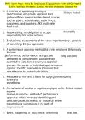 PHR Exam Prep&colon; Area 5&colon; Employee Engagement with all Correct & 100&percnt; Verified Answers &vert;Latest Version &vert;Already Graded A&plus;