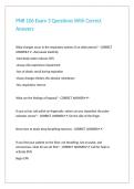 PNR 106 Exam 3 Questions With Correct Answers&period;