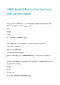 NPDES Level 1A Practice Test Questions With Correct Answers&period;