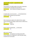 paramedic exam 1 questions and answers&period;docx&NewLine;&NewLine;