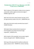 Pathophysiology NUR 521 Exam 3 Questions with 100&percnt;  Verified Answers UPDATED&excl;&excl;&excl;&period;