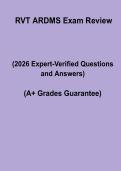 RVT ARDMS Exam Review PDF &vert; Ultrasound Registry Study Guide & Practice Questions
