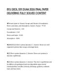 BYU GEOL 109 EXAM 2026 FINAL PAPER&NewLine;DELIVERING FULLY SOLVED CONTENT
