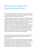 BRS Gross Anatomy-Chapter 2 Exam Questions With Correct Answers