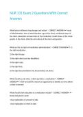 NUR 131 Exam 2 Questions With Correct Answers&period;