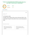 NUR 521 AVD PHARM BLUEPRINT EXAM 1 Question&NewLine;with 100&percnt; Verified Answer UPDATED&excl;&excl;&excl;&period;
