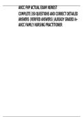 ANCC Family Nurse Practitioner FNP Exam Study Guide 350 Questions with Detailed Answers and Rationales