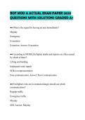 BOF MOD A ACTUAL EXAM PAPER 2026&NewLine;QUESTIONS WITH SOLUTIONS GRADED A&plus;&NewLine;