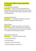 TCI Seventh Edition Exam Questions & Answers&period;docx&NewLine;&NewLine;