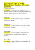 TCI Chapter 8&comma; 9 and 10 Review &lpar;Difficult&rpar; Exam Questions & Answers &lpar;Grade A&plus;&rpar;&period;docx&NewLine;&NewLine;