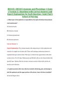 BIO105 Exam 1 V1&comma; V2 & V3 &vert; BIO105 Anatomy and Physiology I Exam 1  &vert; Saint Paul&rsquo;s School of Nursing &vert; Complete Exam Bundle with Detailed Verified Answers