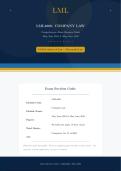 LML4806 Exam Revision May&sol;June Past Papers & Answers 2026 &vert;Company Law&vert;