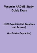 Vascular ARDMS Study Guide PDF &vert; RVT Exam Prep&comma; Practice Questions & Registry Review
