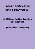Wound Certification Exam PDF Study Guide &vert; Practice Questions & Certification Prep